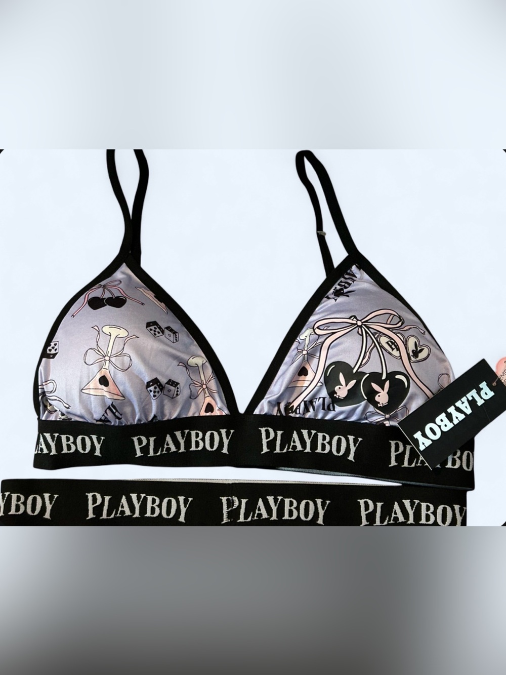 Playboy Intimates NWT 2PC Lounge Set - Size M - Picture 4 of 6